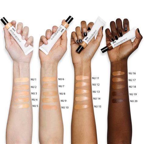 ysl nu bare look tint swatches|yves saint laurent tinted moisturizer.